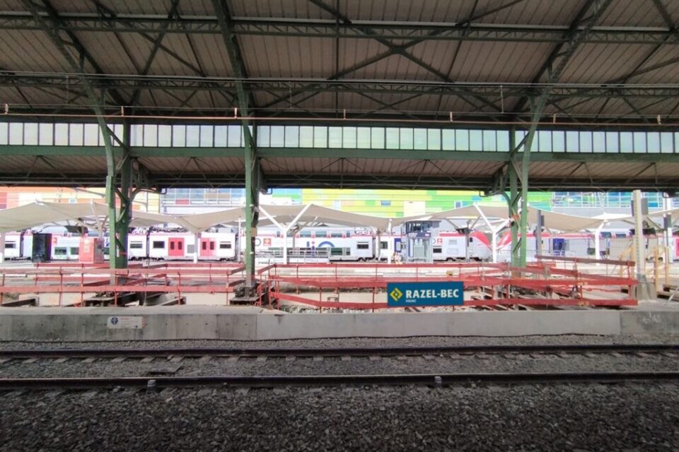 Abgesperrter Baustellenbereich – Symbolbild